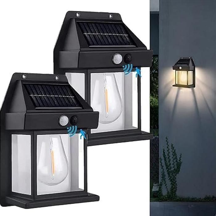 ShoppyNow™ SolarGlow Outdoor Wall Lantern Lamp