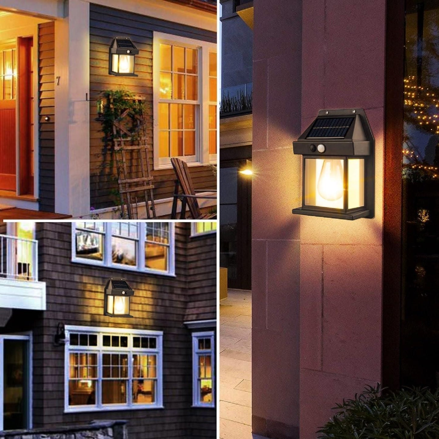 ShoppyNow™ SolarGlow Outdoor Wall Lantern Lamp