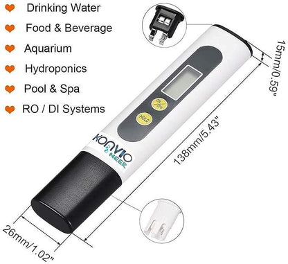 ShoppyNow™ AquaMetrics Digital TDS Meter